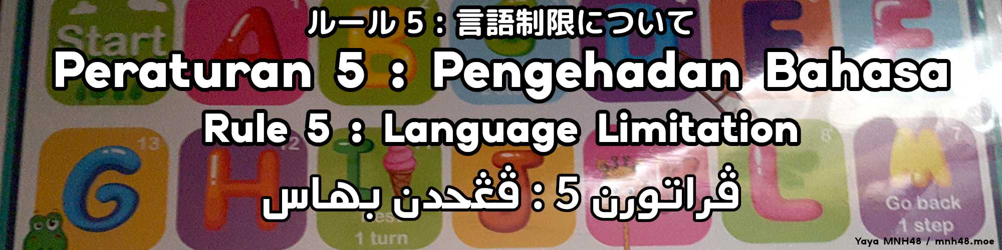五,語言限制 五,語言限制 ><